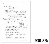 演出メモから平面的なエリアを考察